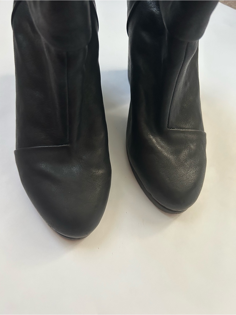 rag & bone Black Leather Ankle Booties - Picture 7 of 10